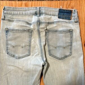 American Eagle Outfitters Blue Straight Jeans Soft Denim